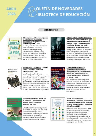Boletín novedades abril 2026