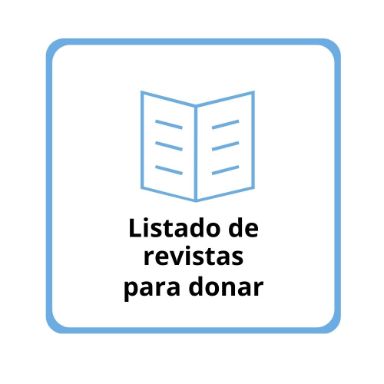 Enlace a un documento Excel con el listado de revistas para donar