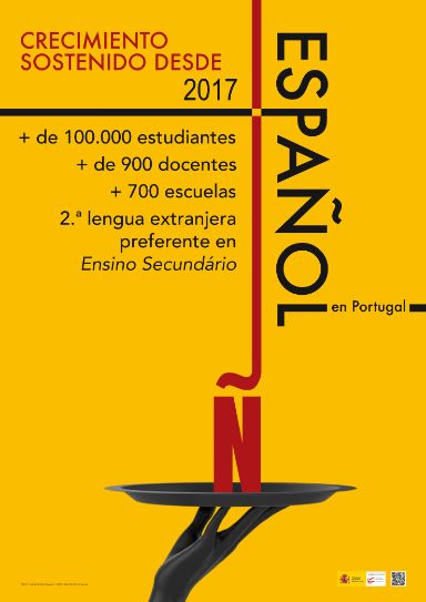 cartel bandeja ñ en portugués