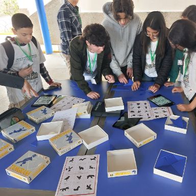 Realización de la prueba por equipos