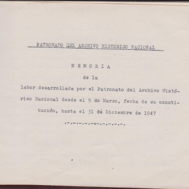 Memoria del Patronato del Archivo Histórico Nacional. ACME, Archivos y bibliotecas, L-1741/bis, p.B