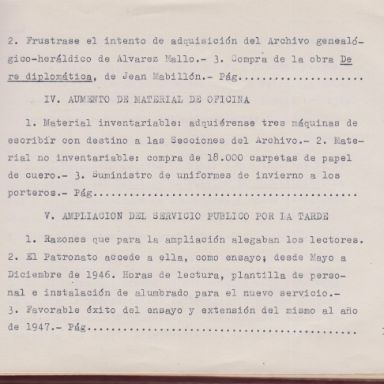 Memoria del Patronato del Archivo Histórico Nacional. ACME, Archivos y bibliotecas, L-1741/bis, p.I-2