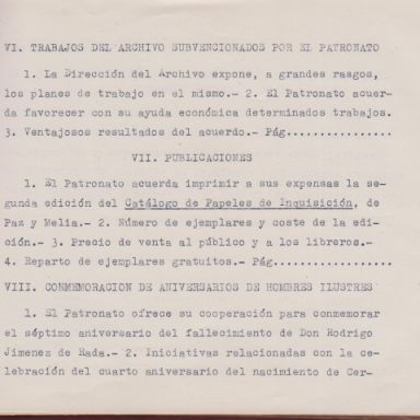 Memoria del Patronato del Archivo Histórico Nacional. ACME, Archivos y bibliotecas, L-1741/bis, p.I-3
