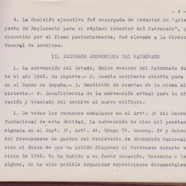 Memoria del Patronato del Archivo Histórico Nacional. ACME, Archivos y bibliotecas, L-1741/bis, p.4