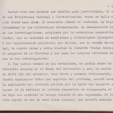 Memoria del Patronato del Archivo Histórico Nacional. ACME, Archivos y bibliotecas, L-1741/bis, p.11