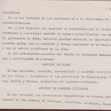 Memoria del Patronato del Archivo Histórico Nacional. ACME, Archivos y bibliotecas, L-1741/bis, p.15