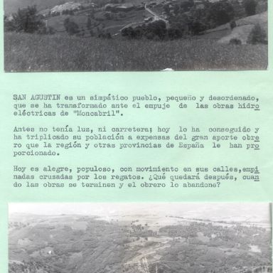 Misión Cultural en Viana do Bolo (Ourense). ACME. Promoción Educativa. Comisaría de Extensión Cultural. Signatura 079295_s01_f0005-0006