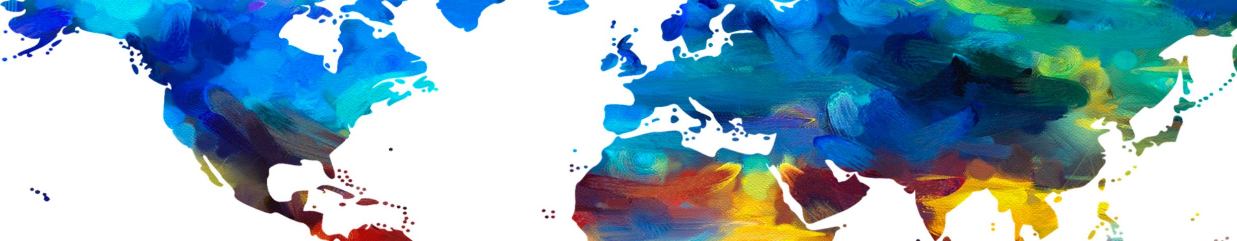 mapa que se ve España y resto del mundo