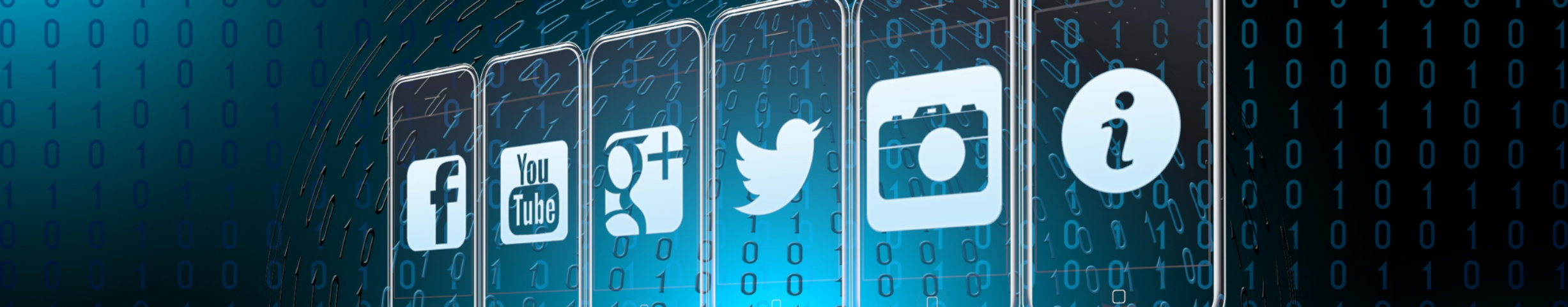 Iconos de redes sociales enlaza a las campañas de la Delegación de Gobierno