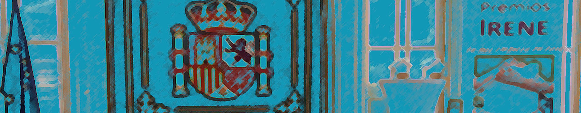 Frontal del Ministerio el dia de la entrega de premios Irene 2018