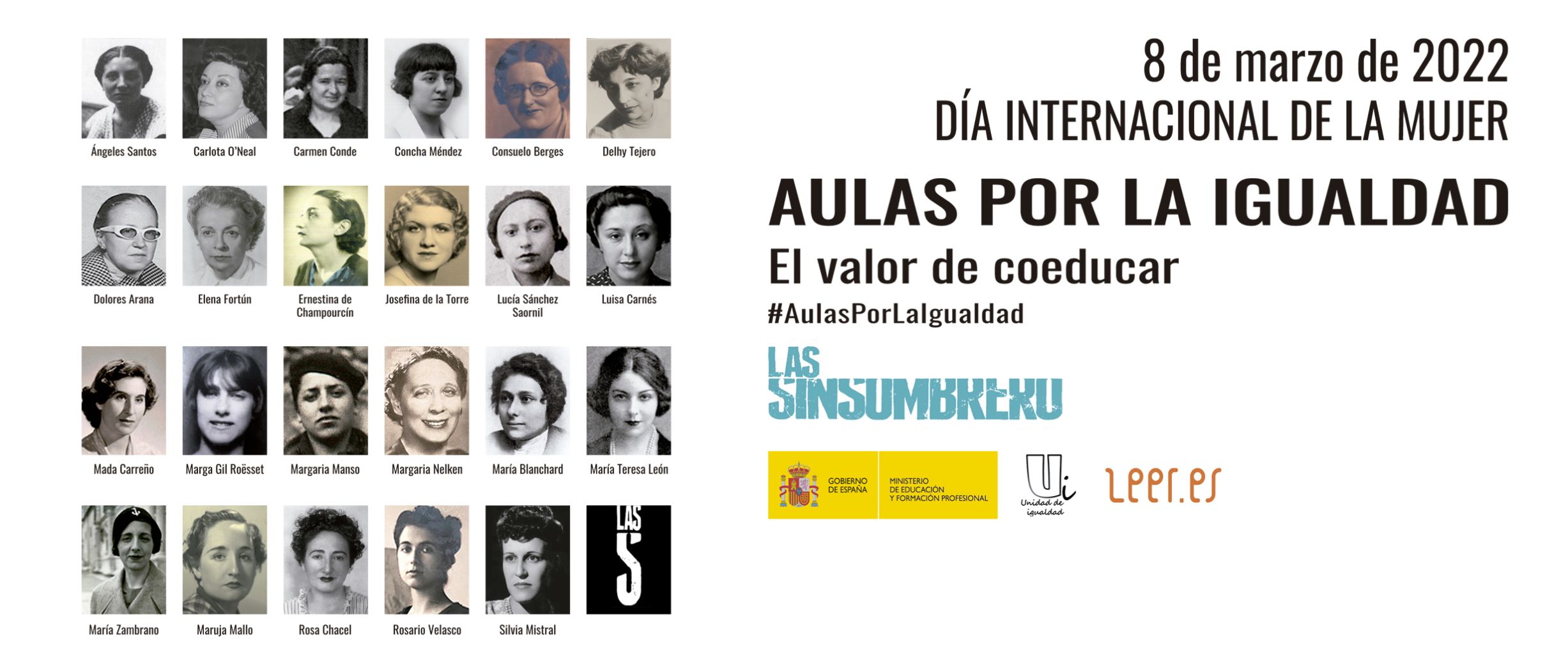 Imágenes de las mujeres conocidas como las sin Sombrero