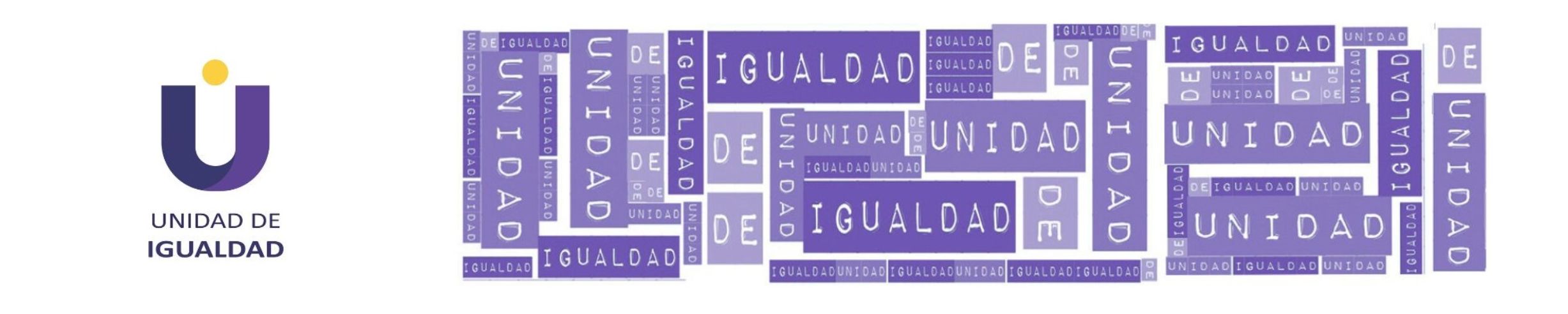 Personas con logo unidad de igualdad