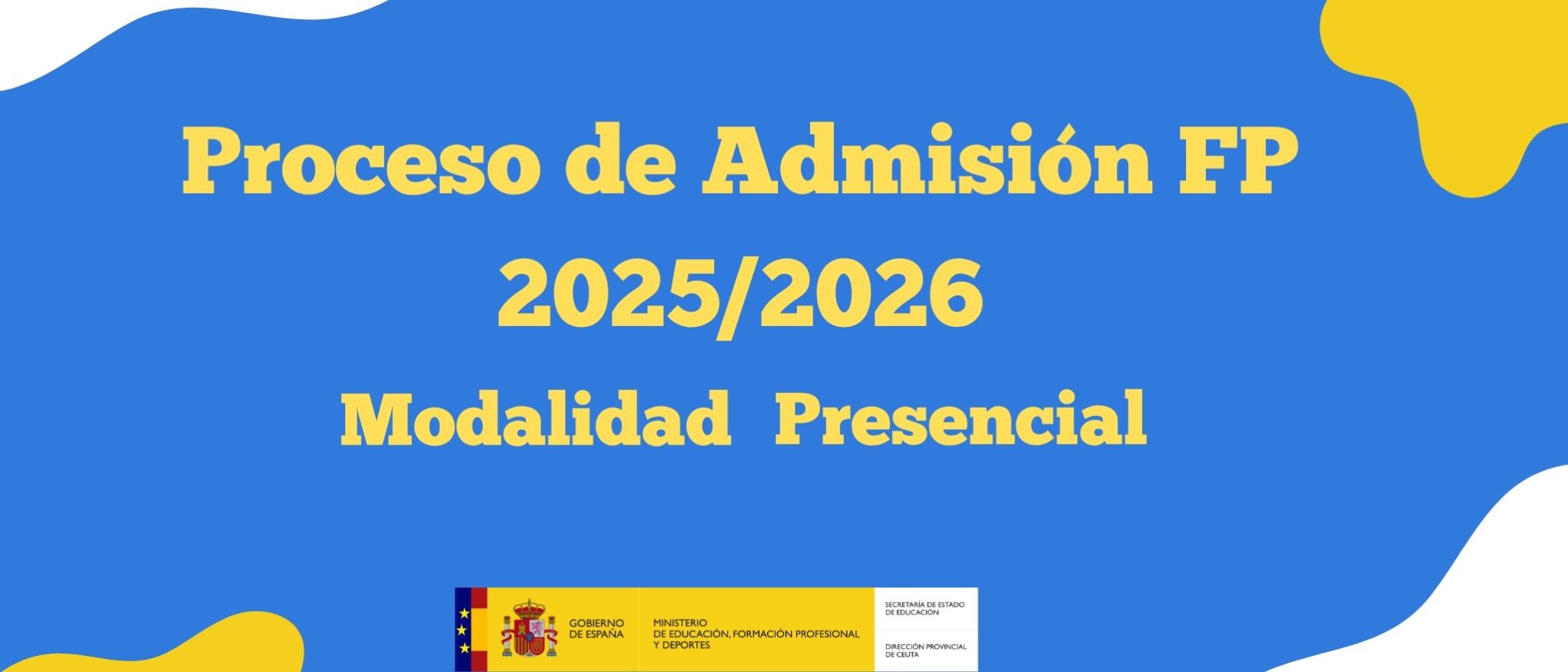 Calendario Proceso Admisión FP Presencial
