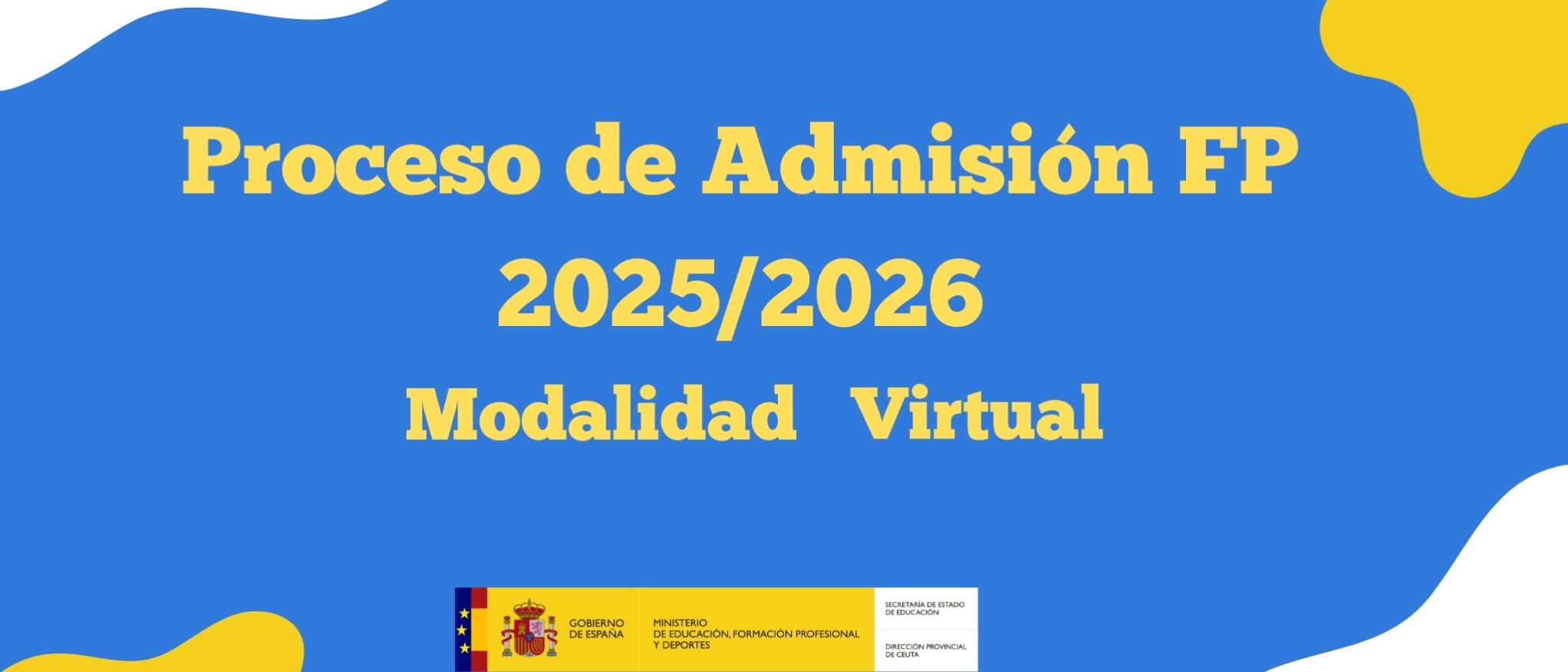 Calendario Proceso Admisión FP Virtual