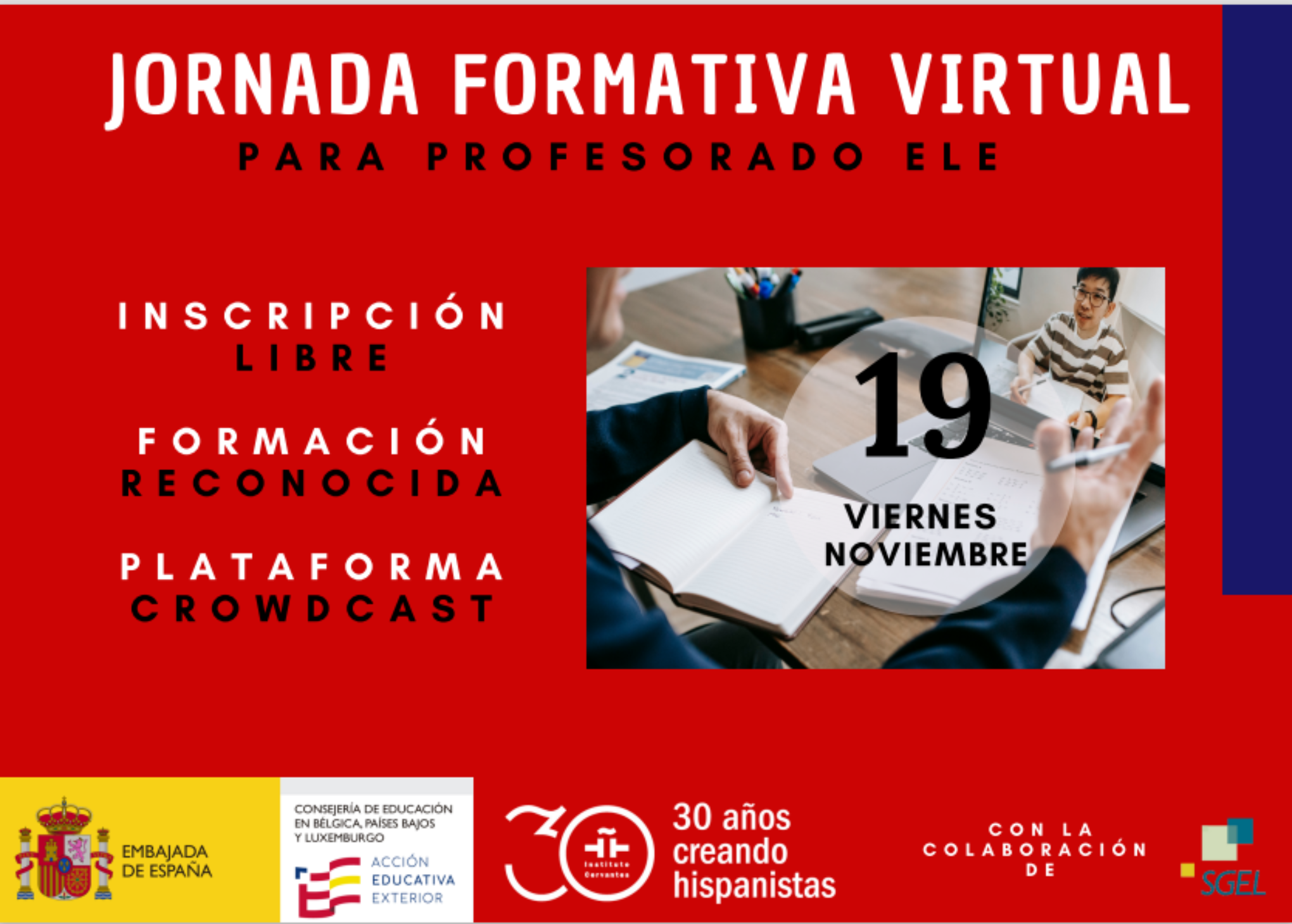 cartel jornada virtual