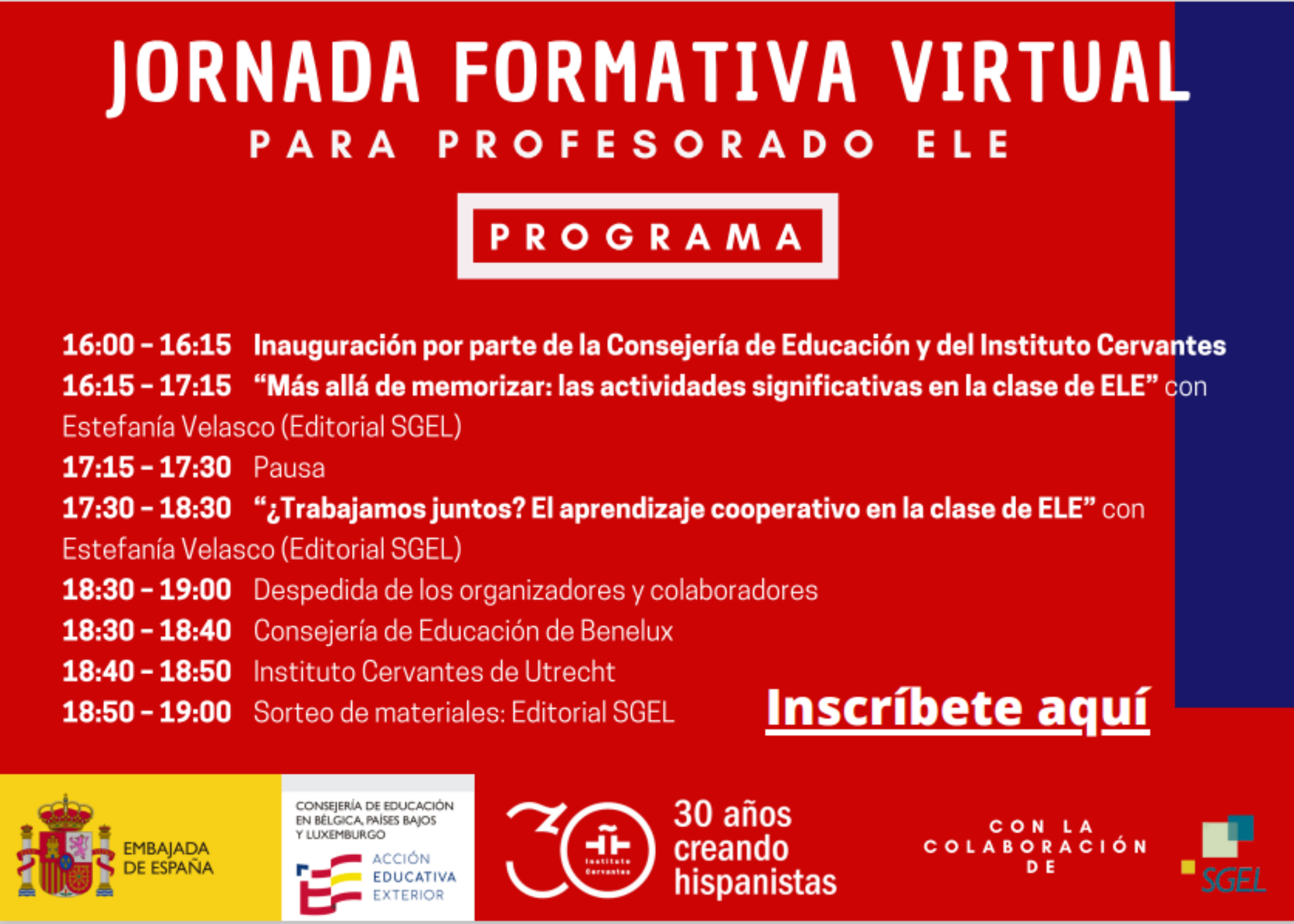 programa e inscripción