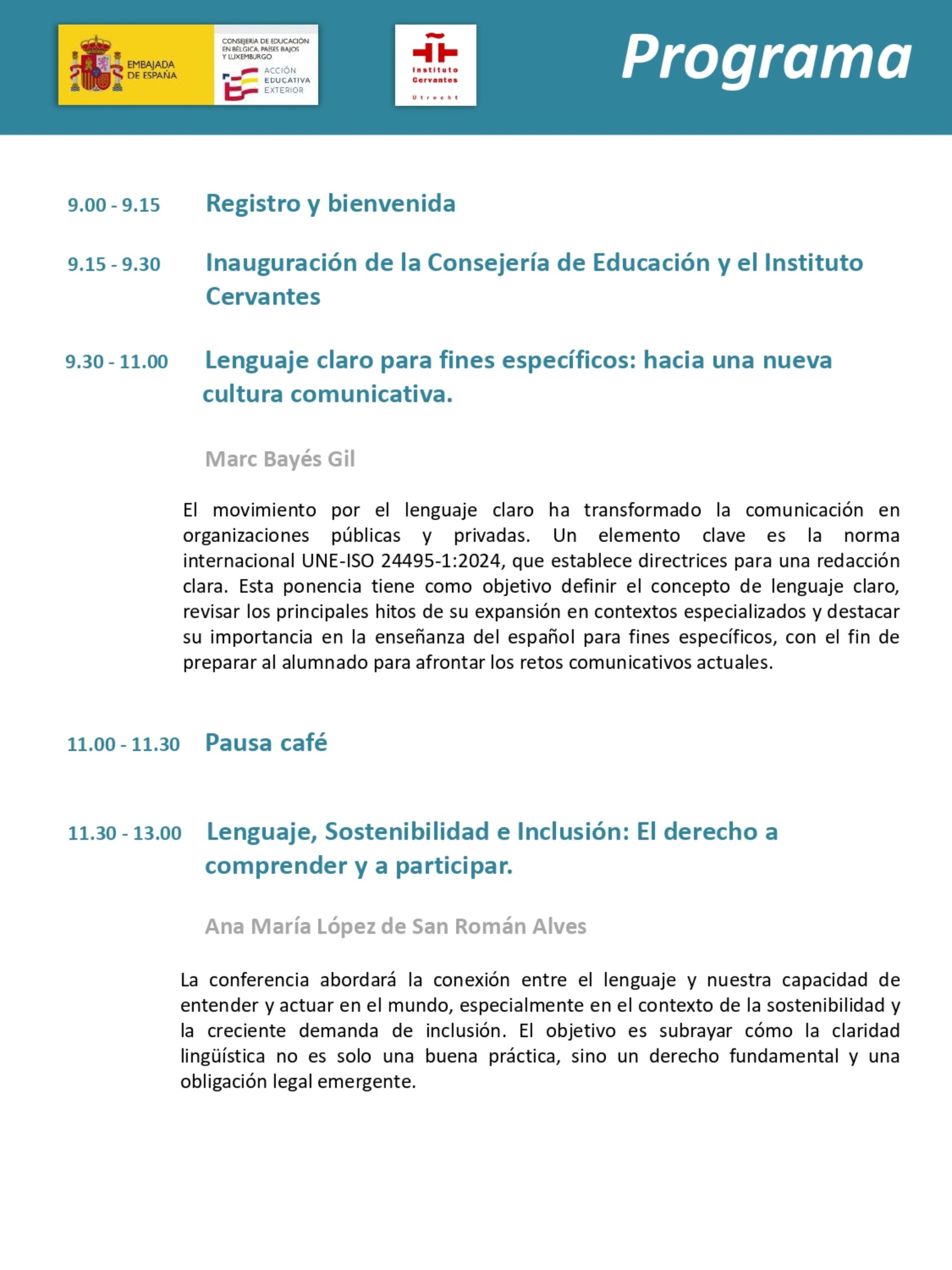 Programa Jornada EFE 1