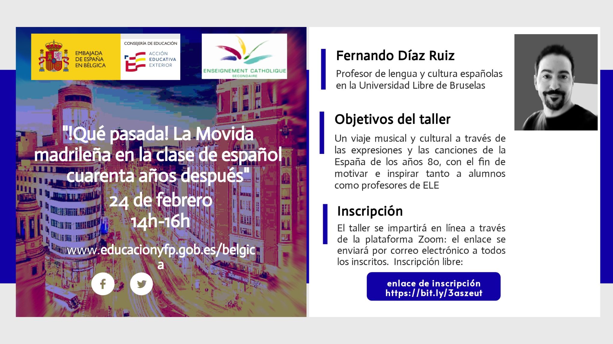 Taller ELE la movida madrileña