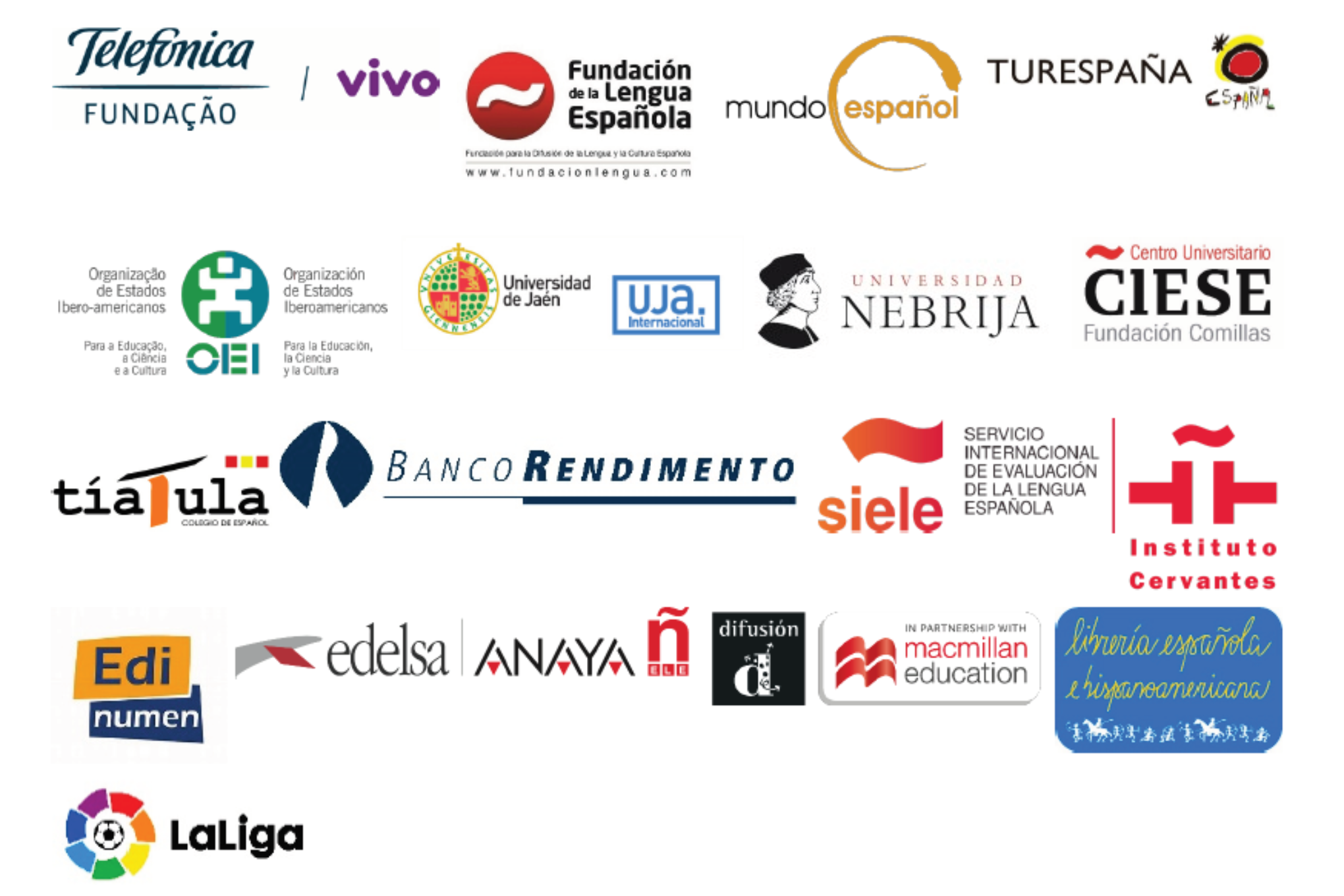 Logotipos de patrocinadores del concurso