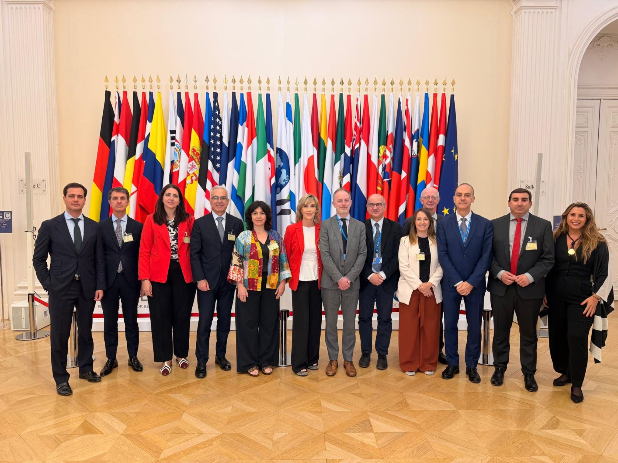 Foto Comisión Diputados Banderas Château La Muette