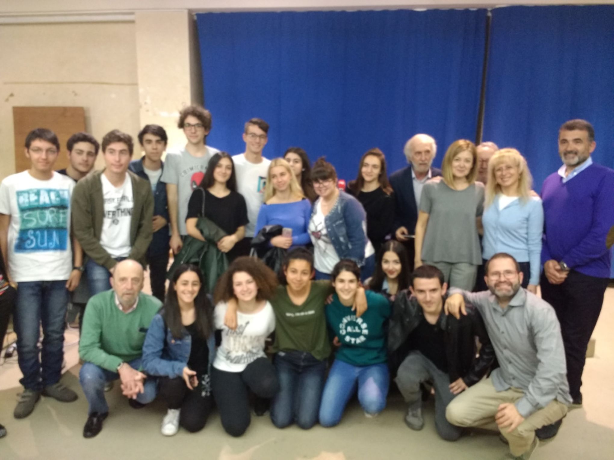 Foto alumnos en RNE