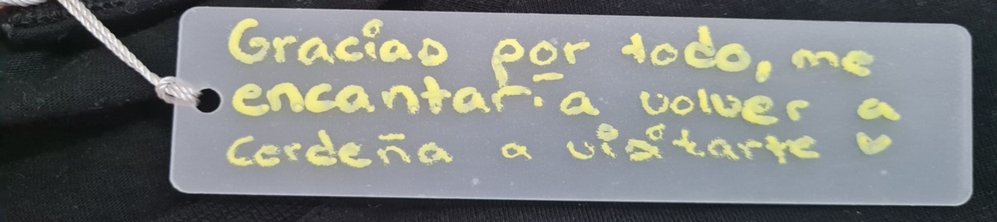 Dedicatoria camiseta