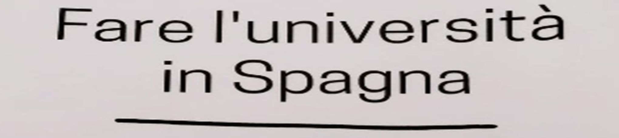 Hacer la universidad en España