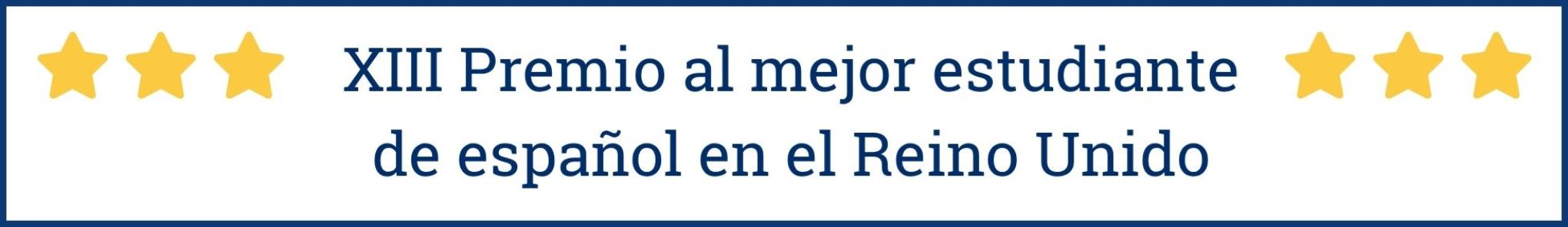 Banner mejor estudiante español Reino Unido