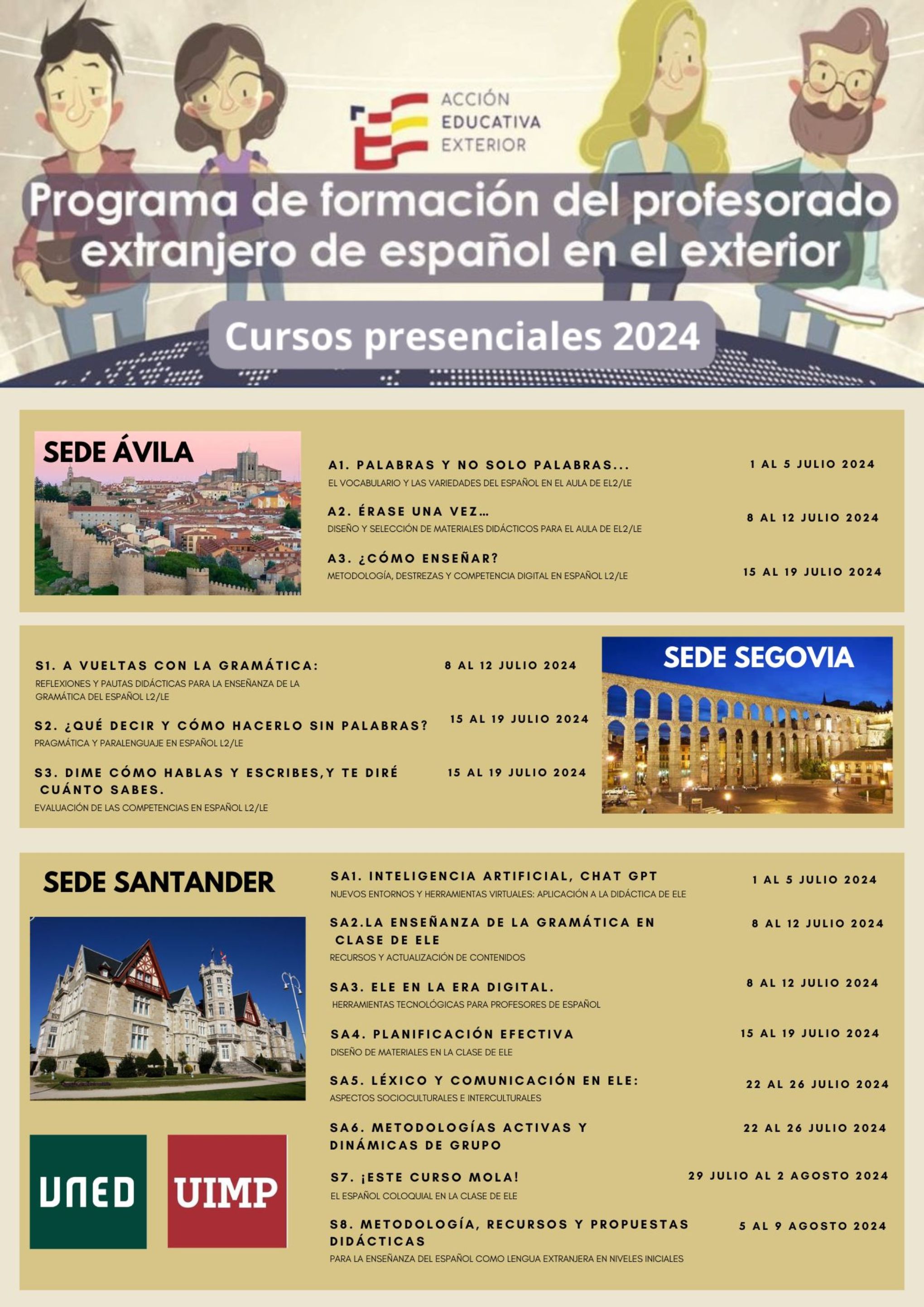 Cursos de formación para el profesorado austriaco de español Austria