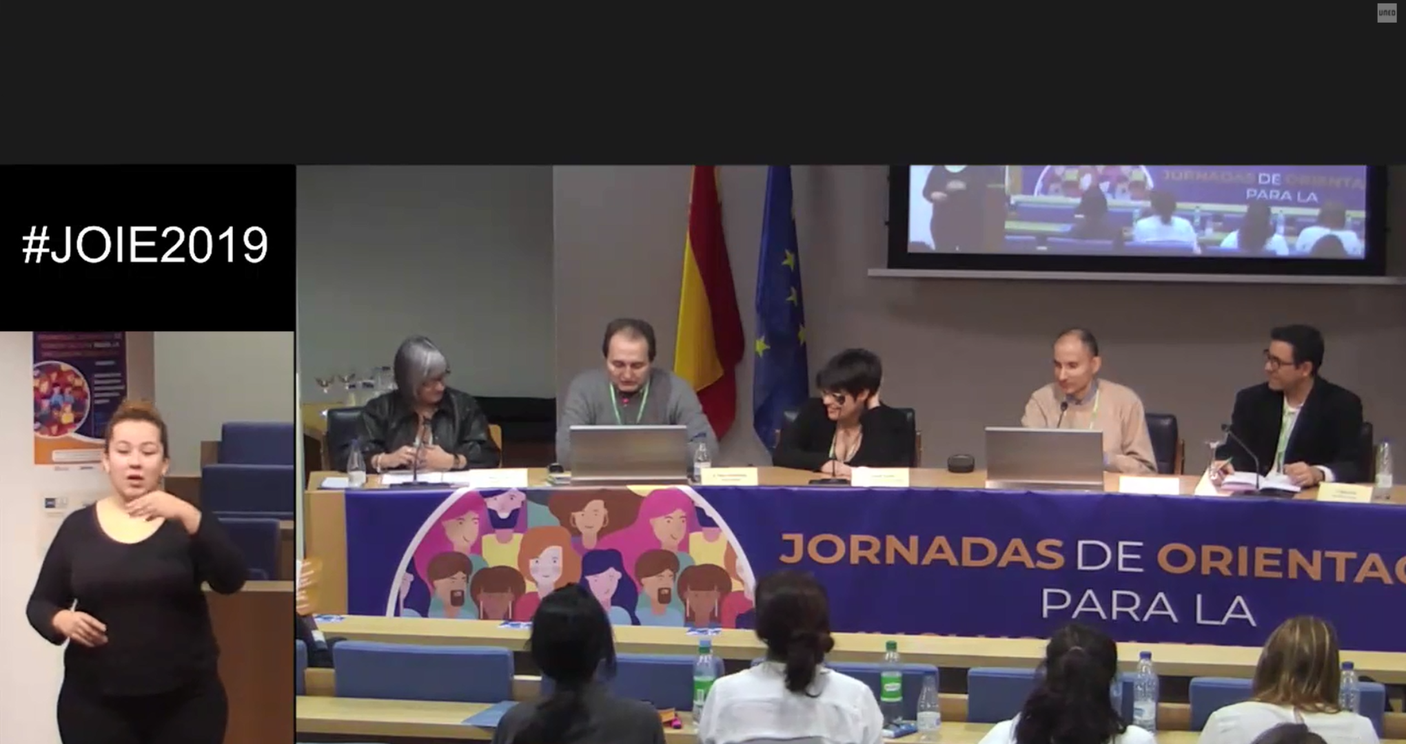 captura del video del evento