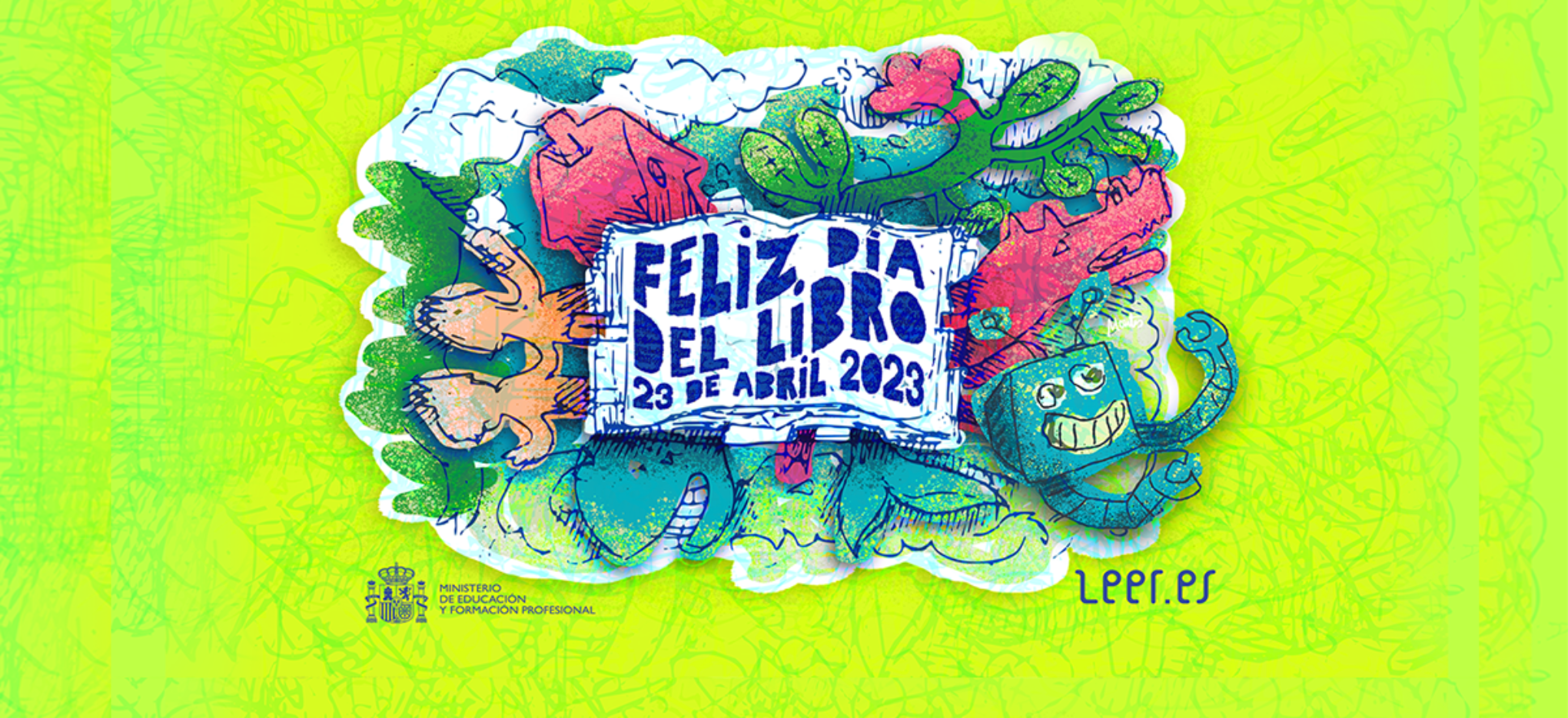 Cartel del día del libro