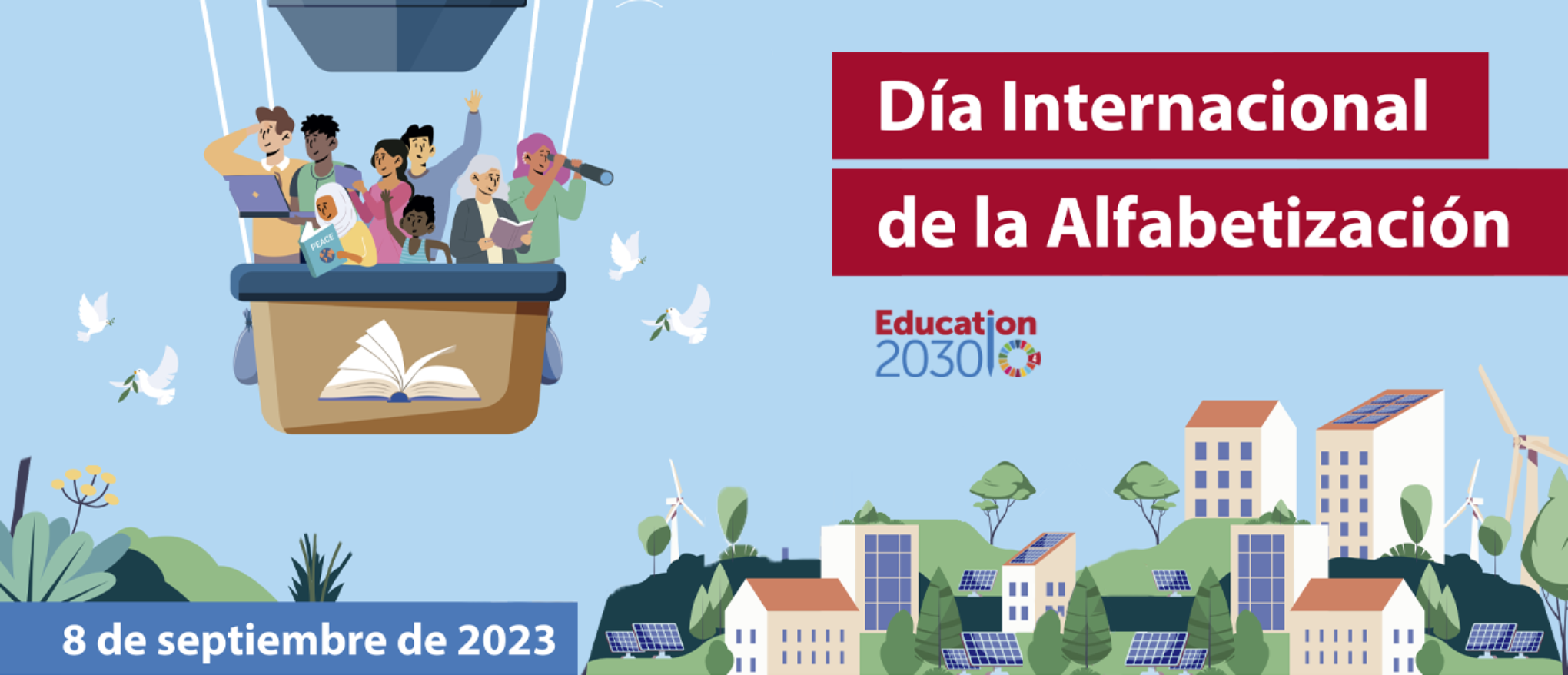 Cartel del Día Internacional de la Alfabetización 2023