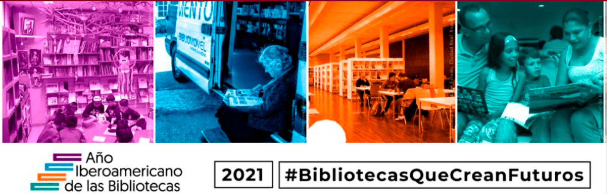 Cabecera de la celebración del año de las bibliotecas