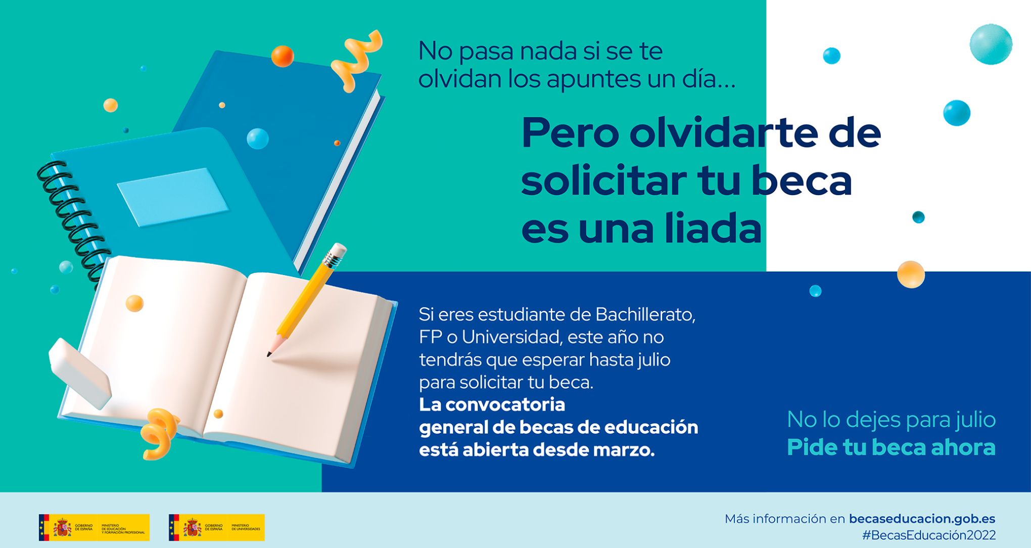 Abierta la convocatoria de becas 2022-2023