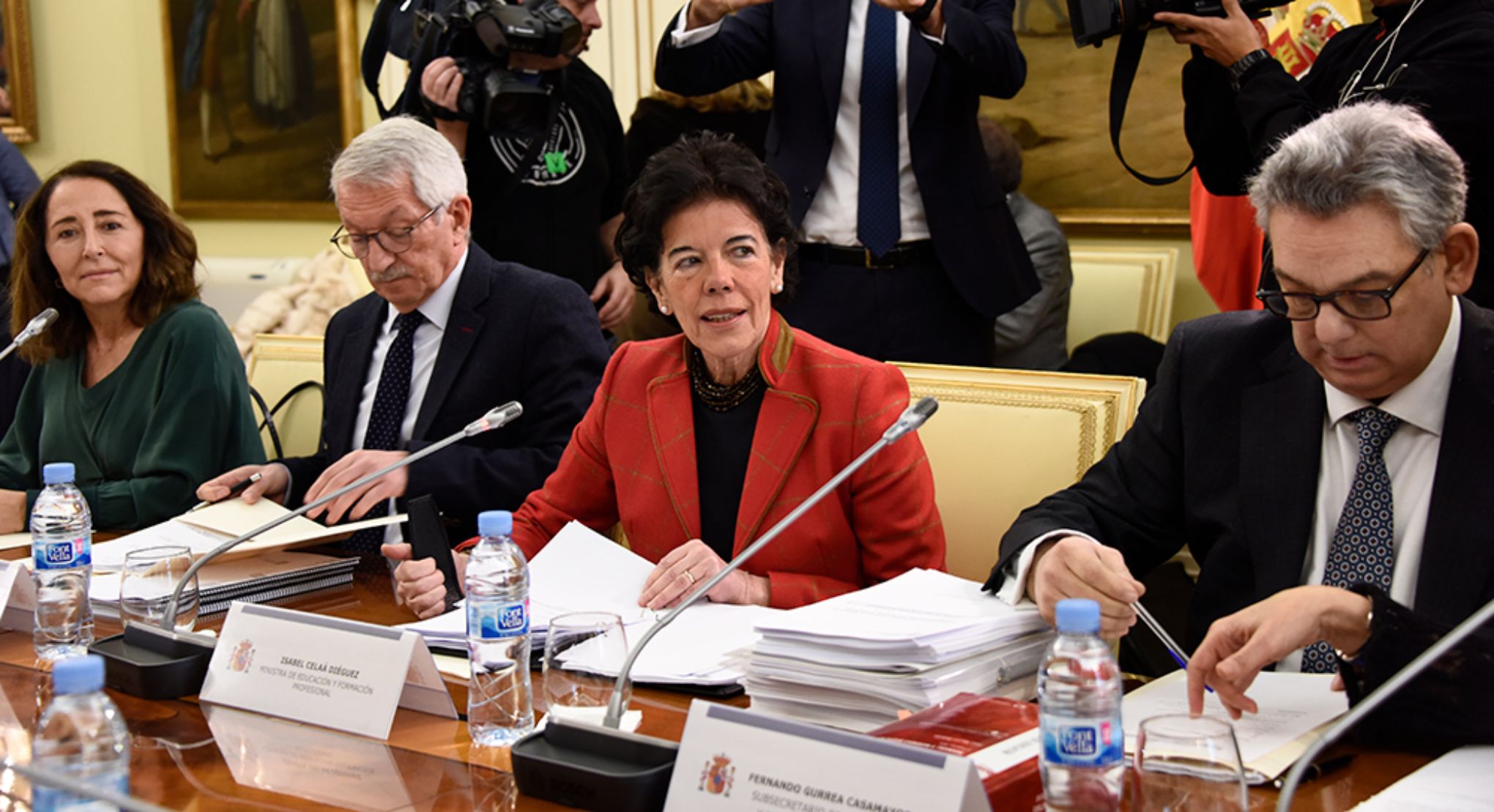 La ministra de Educación y FP, Isabel Celaá, resalta el alto grado de apoyo al anteproyecto de la nueva ley educativa ante las comunidades autónomas 