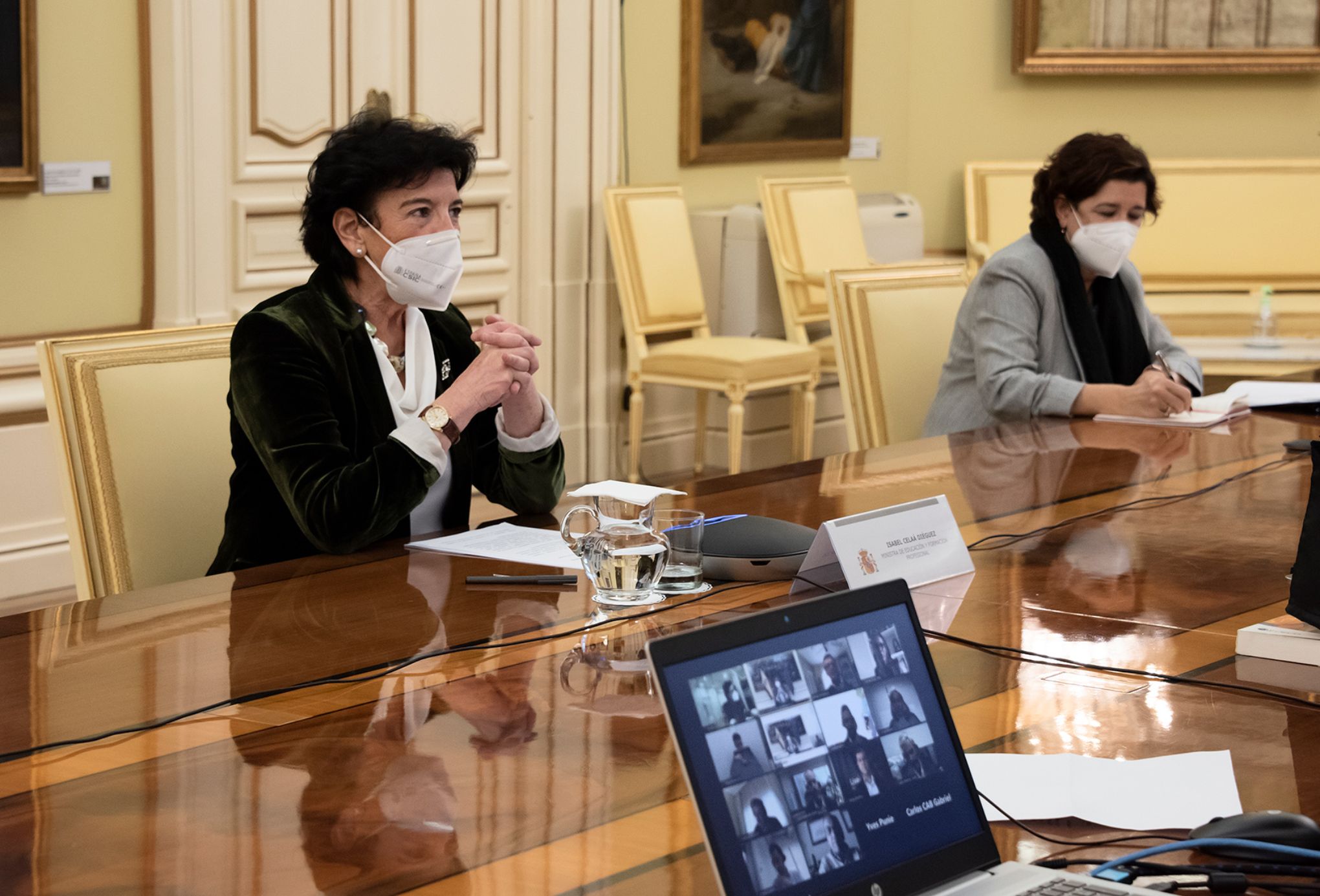 La ministra de Educación y FP, Isabel Celaá, durante la presentación del estudio.