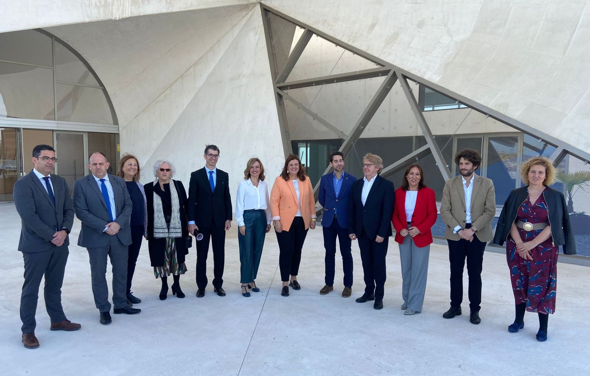 La ministra Pilar Alegría en la presentación del CITAR de FP de Segovia
