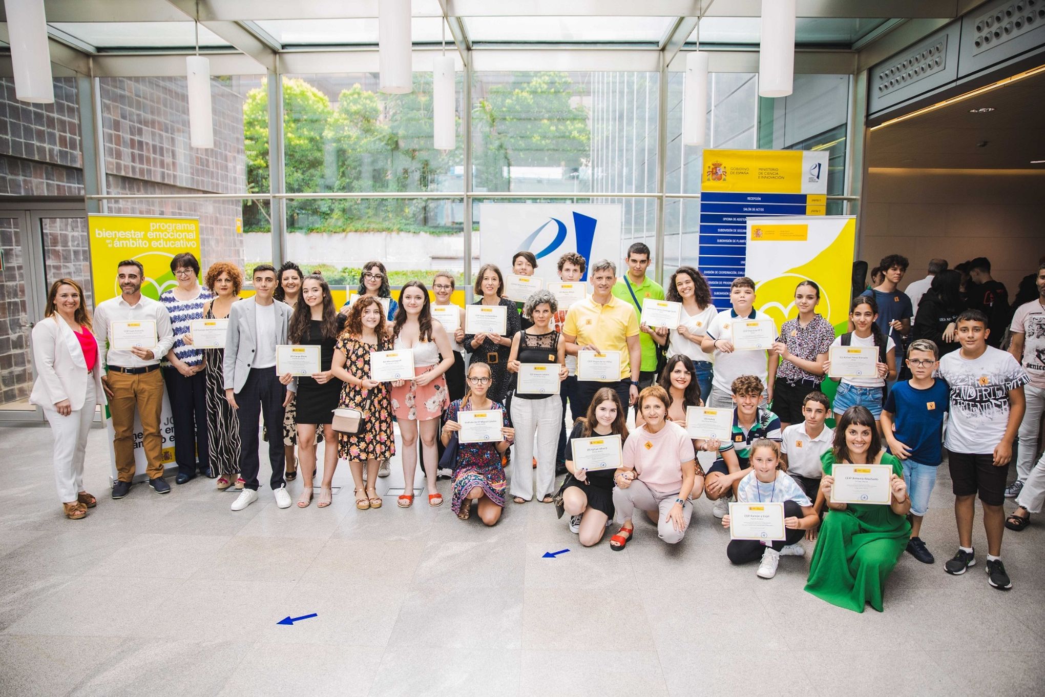 Ganadores de los I Premios de Bienestar Emocional en el Ámbito Educativo