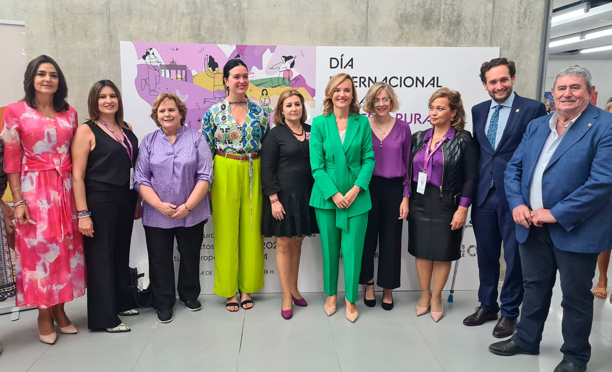Pilar Alegría en el acto organizado por FADEMUR con motivo del Día Internacional de las Mujeres Rurales