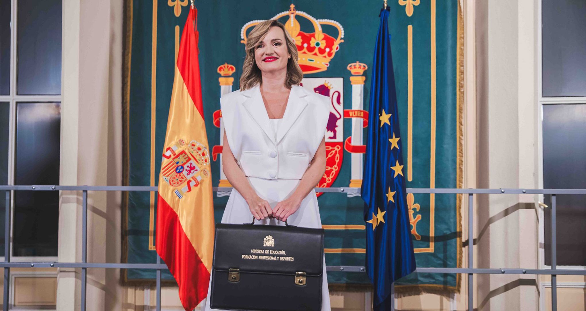 Pilar Alegría, ministra de Educación, Formación Profesional y Deportes, y Portavoz del Gobierno