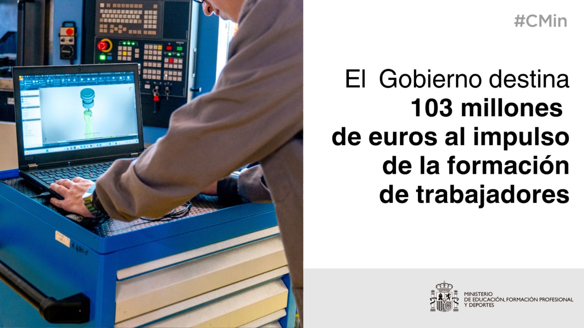 El Gobierno destina 103 millones de euros al impulso de la formación de trabajadores
