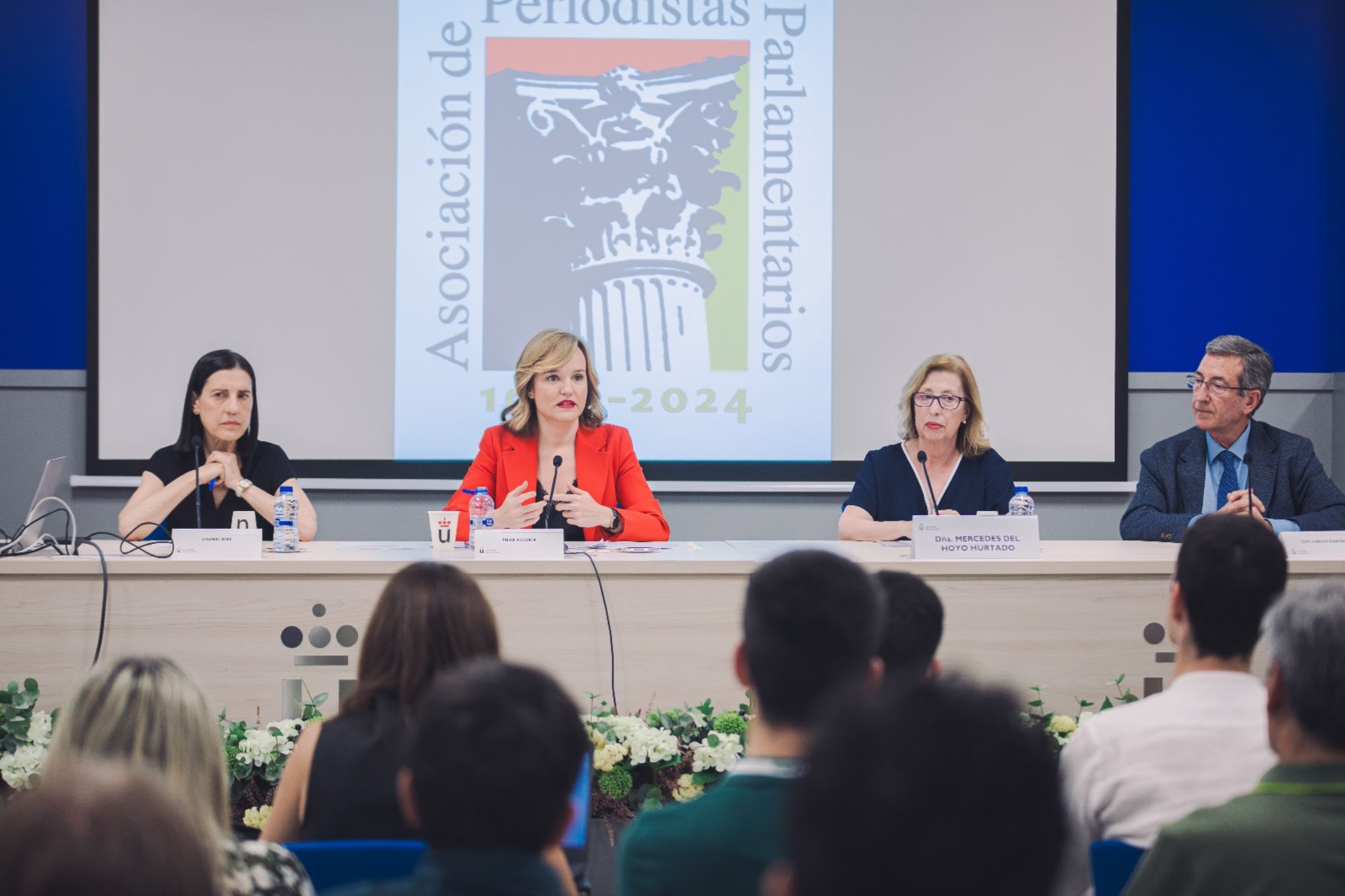 Pilar Alegría interviene en la Escuela de Verano de la Asociación de Periodistas Parlamentarios
