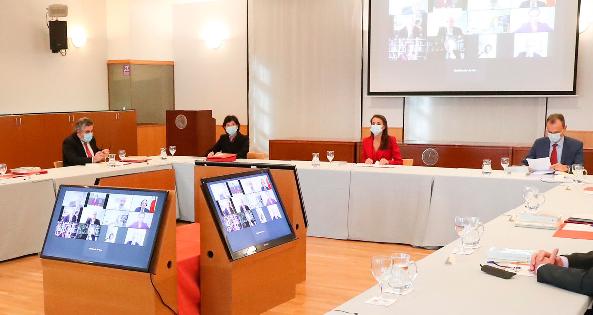 Imagen de la reunión del Patronato de la Residencia de Estudiantes