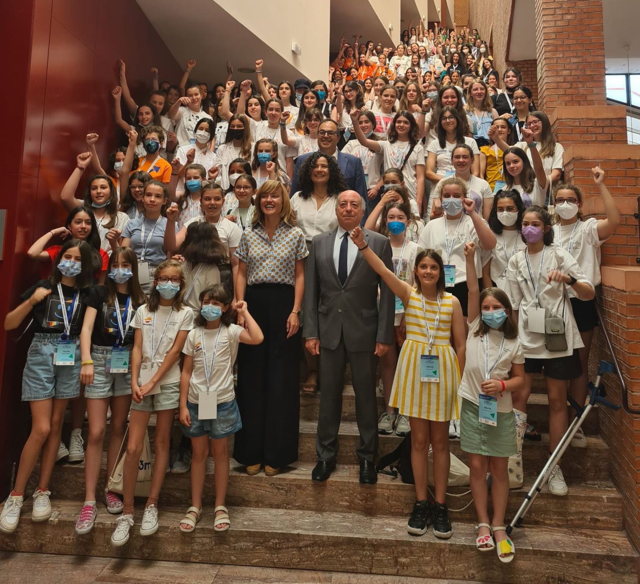 Pilar Alegría en Technovation Girls Madrid 2022