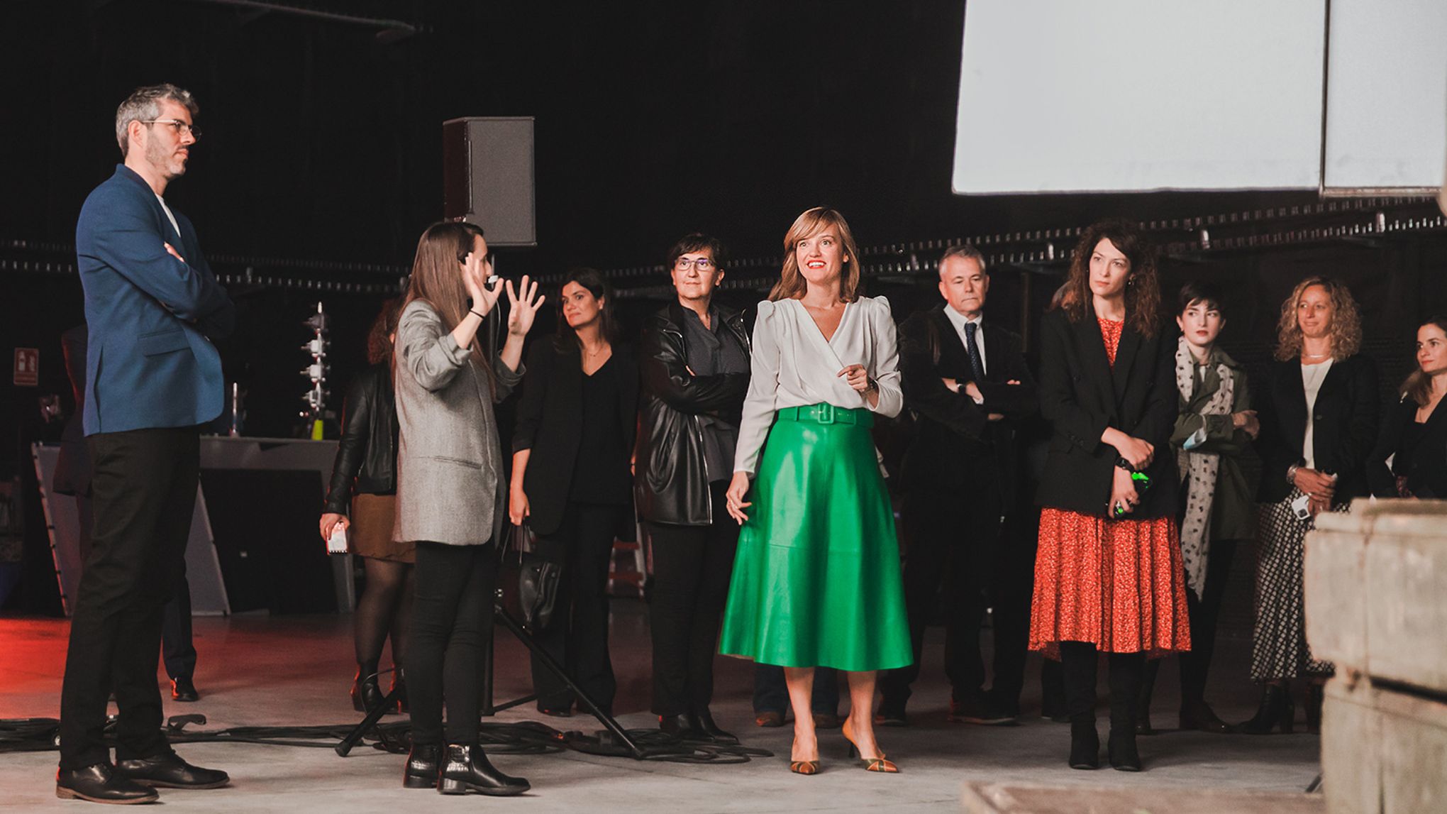 La ministra Pilar Alegría visita el Post Production Summit de Netflix