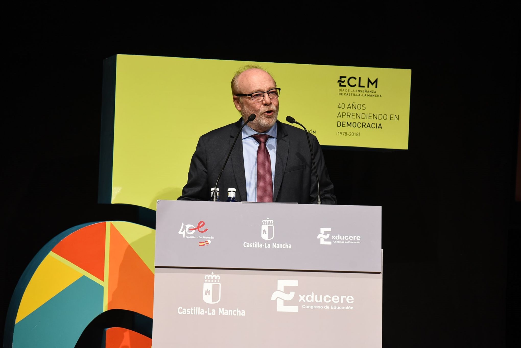 El secretario de Estado de Educación durante su intervención en Exducere 2023