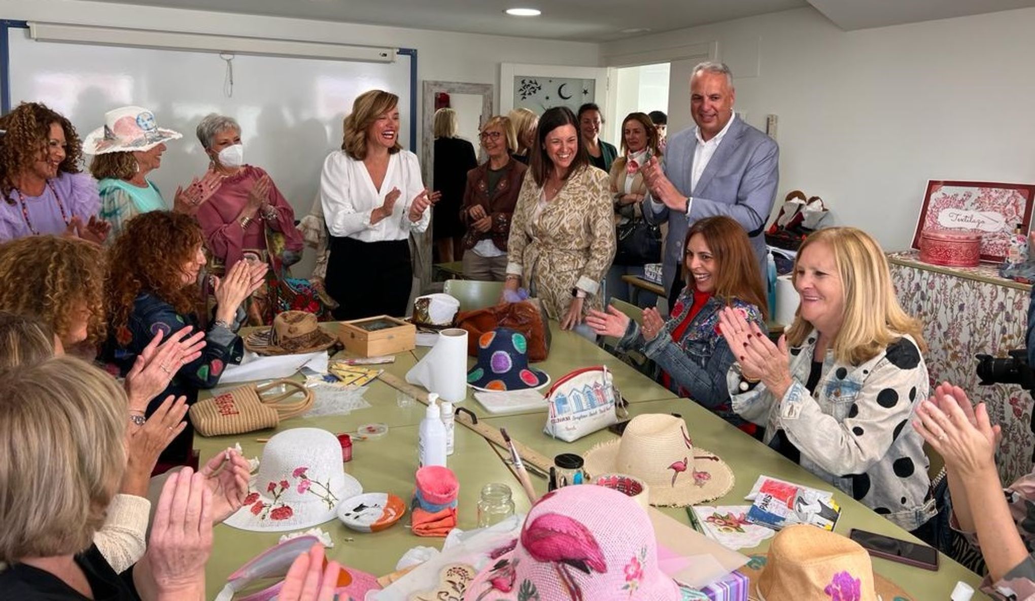 La ministra Pilar Alegría en el CEPER María Zambrano de San Fernando, Cádiz. 