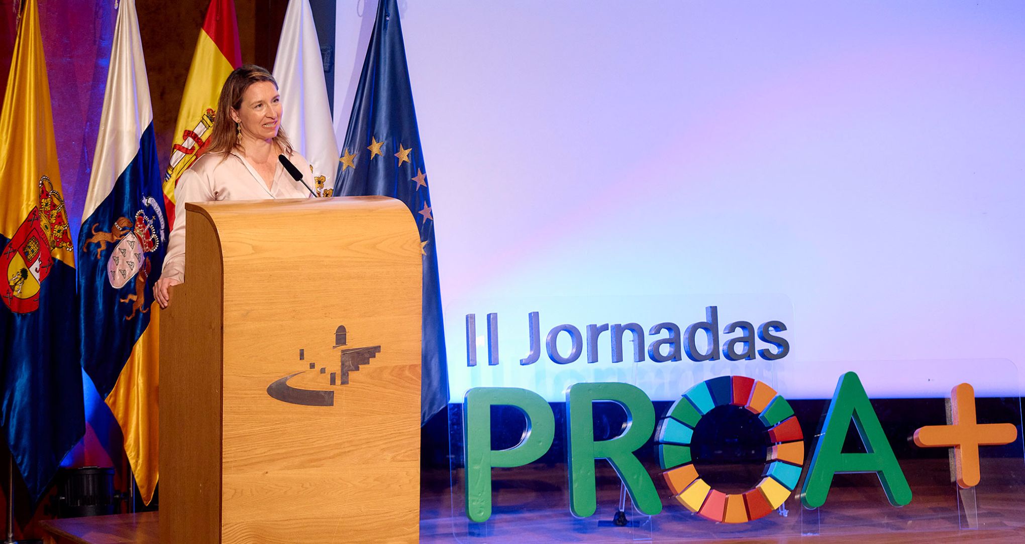 Mónica Domínguez durante su intervención