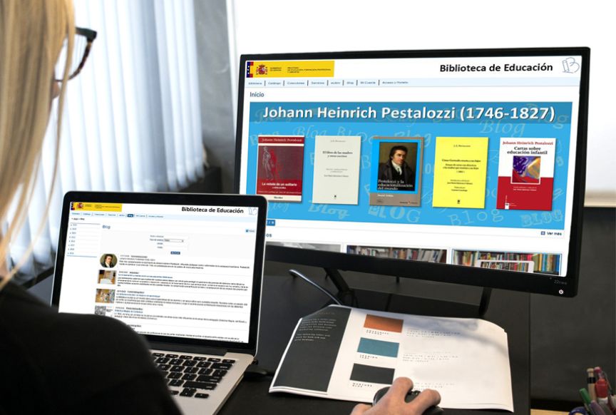 Enlace al blog de la Biblioteca de Educación