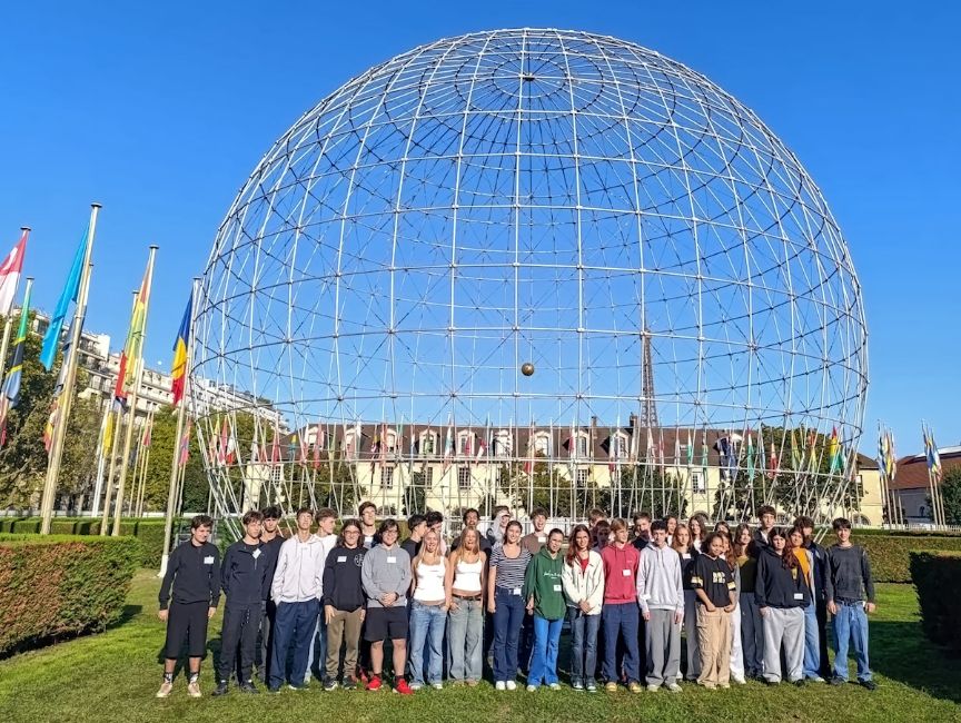 Los grupos de Tle y 1ère en la sede de la UNESCO de París